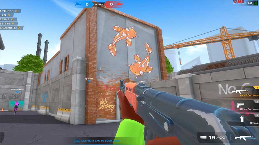 Captura de tela do game Mini Royale 2, um dos jogos de FPS pelo navegador.